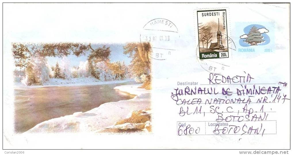 Romania / Postal Stationery / Cancellation HANESTI - Naturaleza