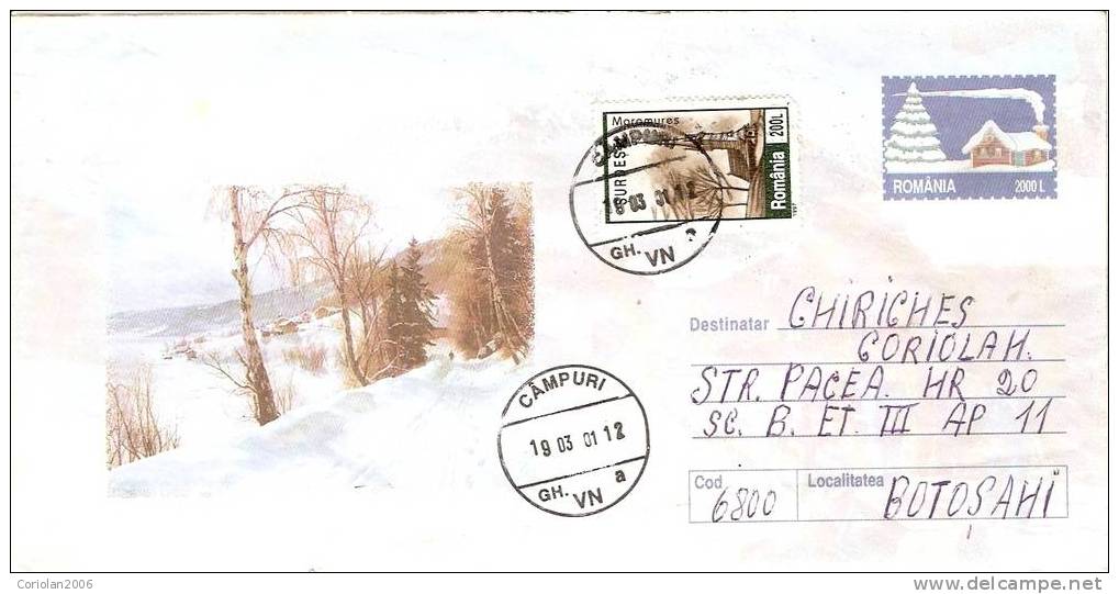 Romania / Postal Stationery / Cancellation CAMPURI - Nature