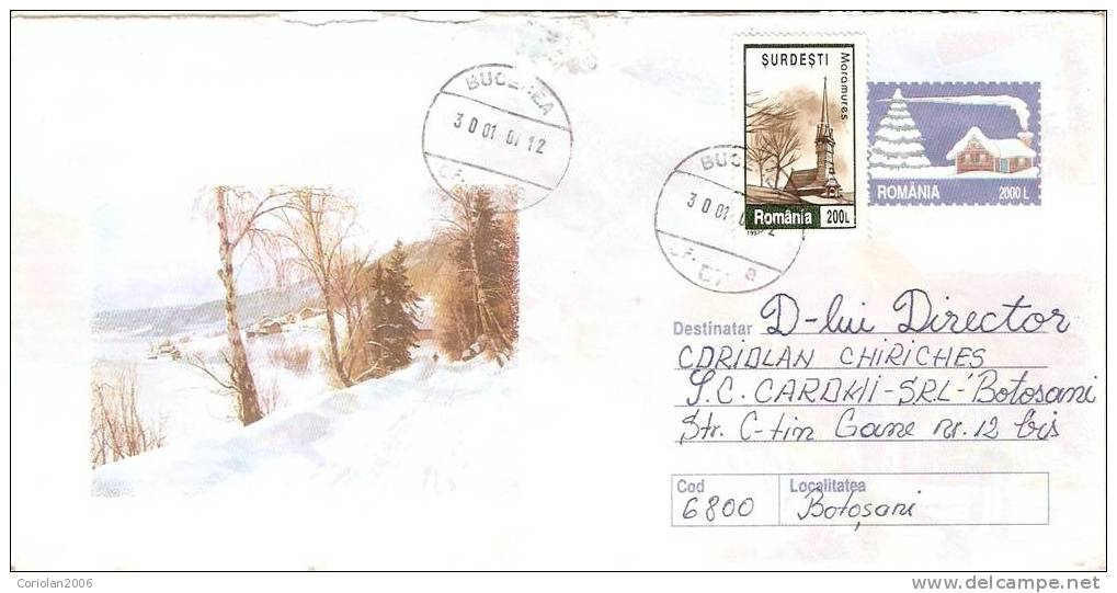 Romania / Postal Stationery / Cancellation BUCECEA - Naturaleza