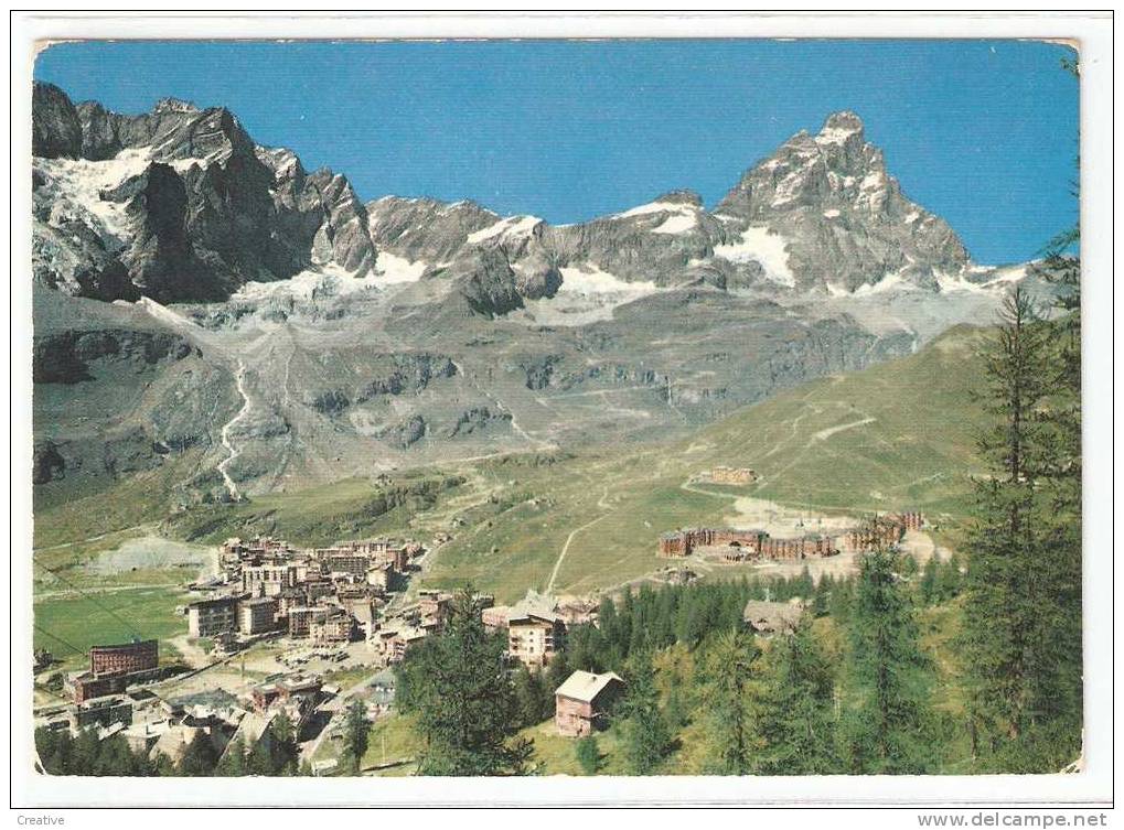 ITALY. ITALIE.Cervinia Breuil (AO)(timbre Enlevés) - Altri & Non Classificati