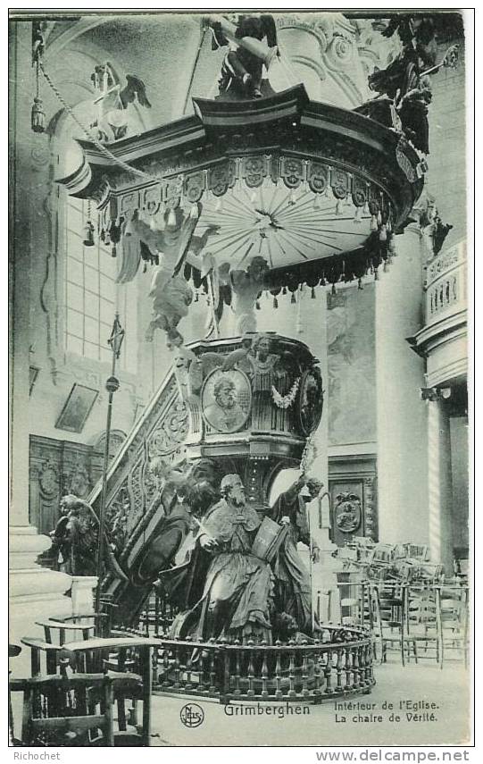 Grimbergen - Intérieur De L´Eglise - La Chaire De Vérité - Grimbergen