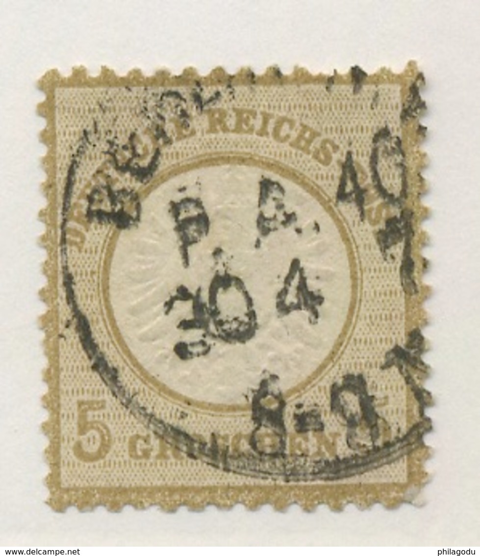 Allemagne 1872, 5 Groschen  Aigle En Relief, Michel 22 , Cote 40 &euro; - Gebraucht