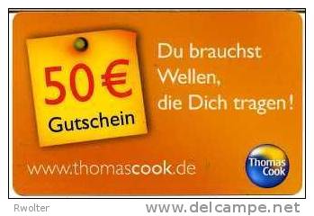 @+ Carte Cadeau - Gift Card : Thomas Cook 50€ - Allemagne - Tarjetas De Fidelización Y De Regalo