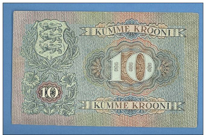 Estonia 10 Krooni 1937 P.# 64a  (M2891) - Estland