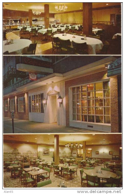 Waterloo Iowa, Bishop Cafeteria, Restaurant Dining Interior View On C1950s Vintage Postcard - Sonstige & Ohne Zuordnung