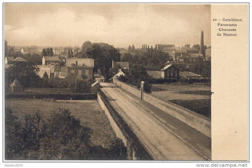 GEMBLOUX (5030) Panorama Chaussée De Namur N 10 - Gembloux