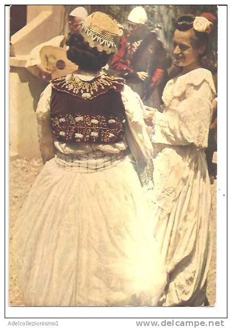 38430)cartolina Illustratoria Costumi Albanesi - Albania