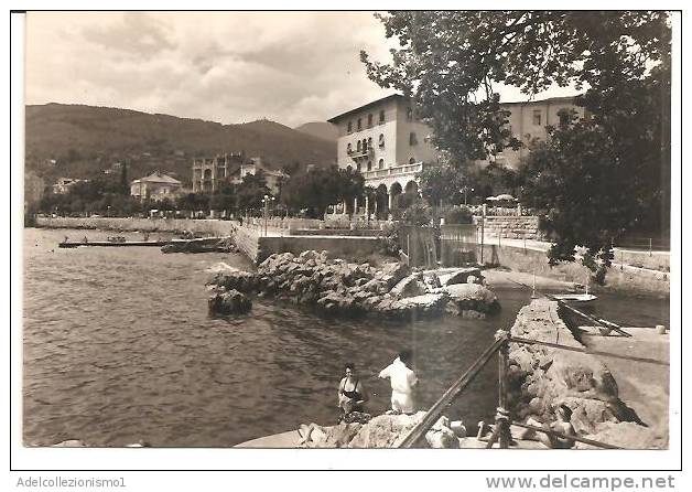 38474)cartolina Illustratoria Località Di Opatija - Albanien