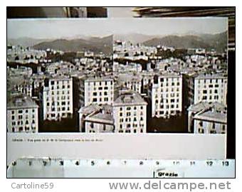 CARTOLINA FOTO CARD STEROSCOPICA GENOVA DA CARIGNANO VERSO  FORTE RATTO N1890 CI2106 - Cartes Stéréoscopiques