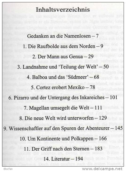 Entdecker Krieger Abenteurer Krüger Antiquarisch 9€ Humorvolle Geschichte Band 5 Mit Briefmarken Von Wikinger Bis Kosmos - Poste Maritime & Histoire Postale