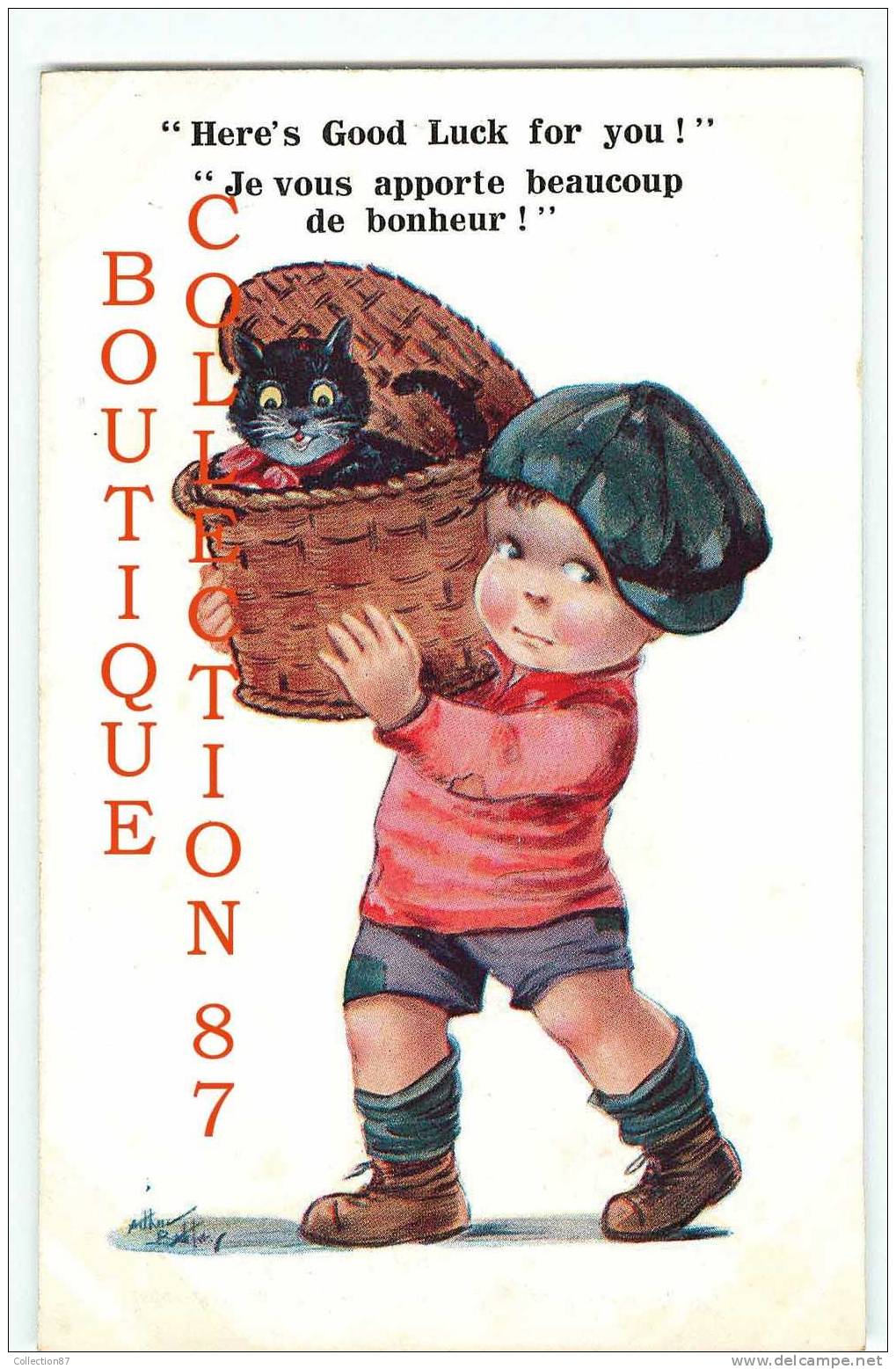 CHAT NOIR - FLORENCE BARNES N° 6552 - BLACK CAT - CHATS Et CHATONS - SUPERBE - Gatti