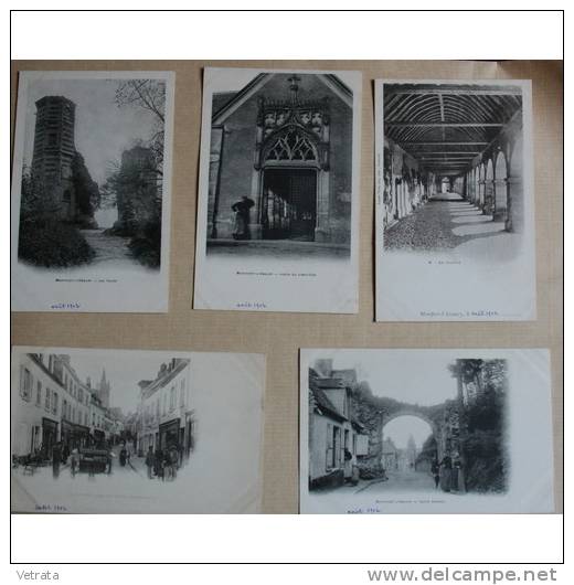 5 Cartes Postales (1902) : Montfort L'amaury - Montfort L'Amaury