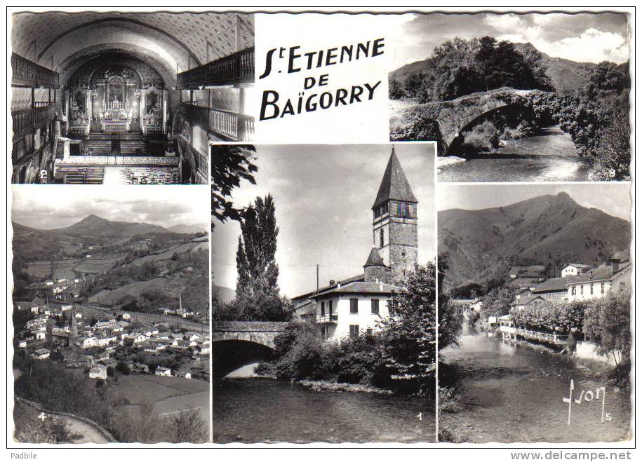 Carte Postale 64.  Saint-Etienne-de-Baigorry  Trés Beau Plan - Saint Etienne De Baigorry