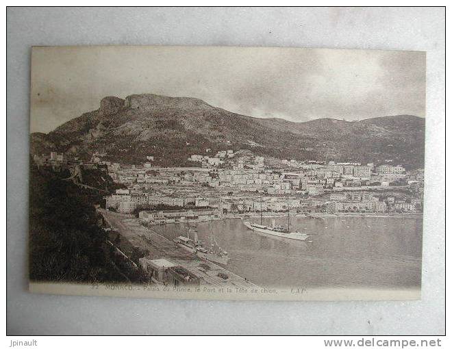 MONACO - Palais Du Prince - Le Port Et La Tête De Chien - Autres & Non Classés