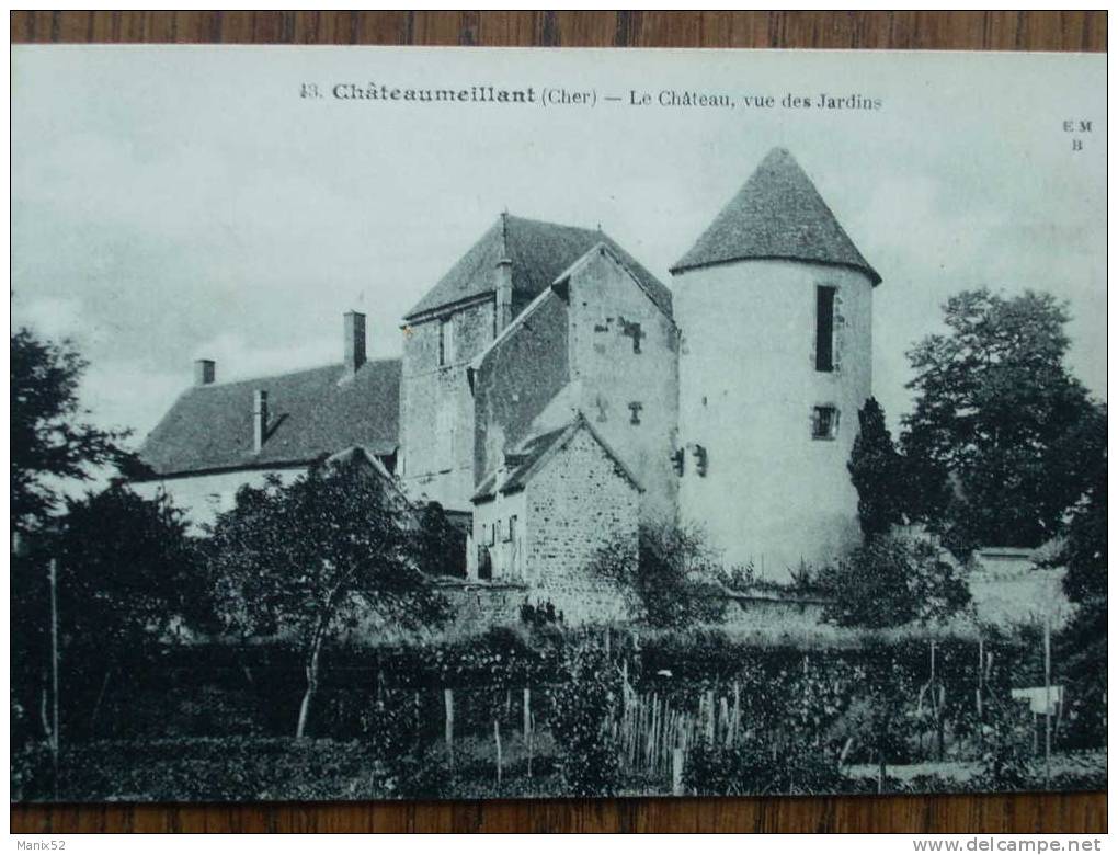 18 - CHATEAUMEILLANT - Le Château Vu Des Jardins. - Châteaumeillant