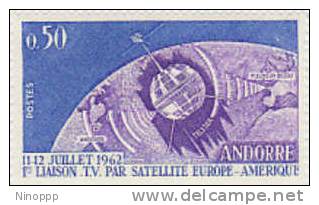 Andorra- 1962 Telstar Satellite MNH - Andere & Zonder Classificatie