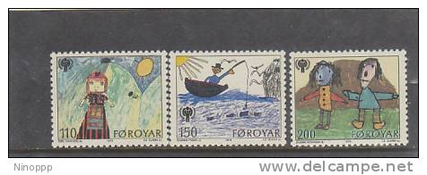 Faroe Islands-1970 International Year Of Child MNH - Nuevos