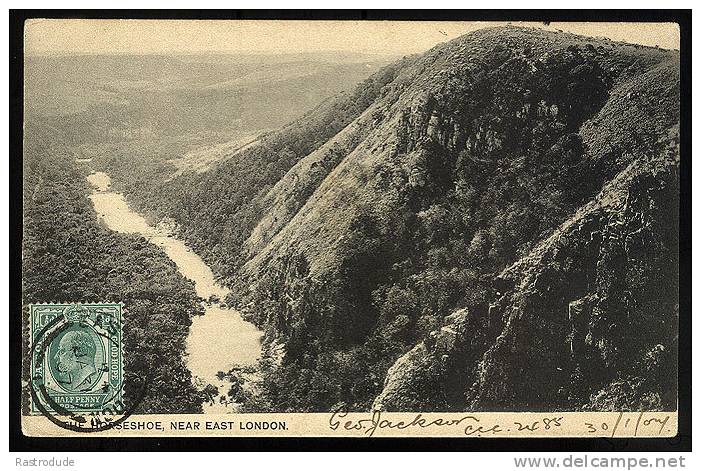 1907 SOUTH AFRICA - THE HORSEHOE, NEAR EAST LONDON - USED, SENT TO FRANCE. VF - South Africa