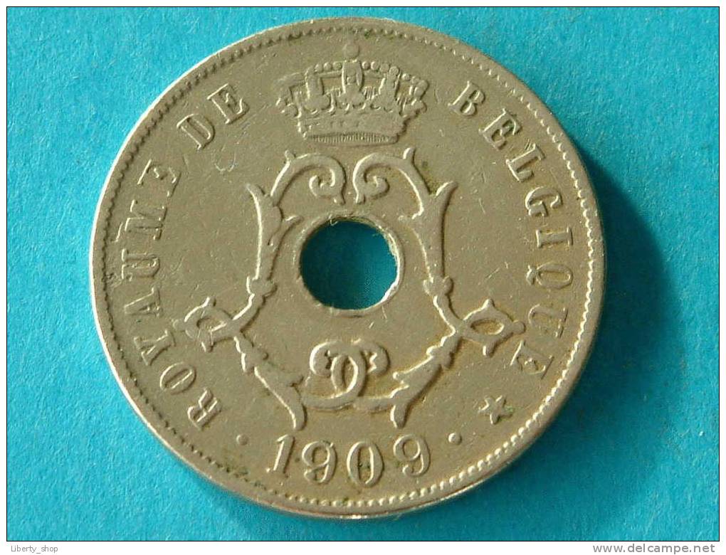 1909 FR - 25 Cent ( Morin 256 - For Grade, Please See Photo ) !! - 25 Centimes