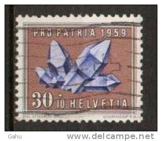 Suisse ; 1959 ; Yval ; N° Y : 628 ; Ob ; "Pro Patria " ; Cote : 2.80 E. - Usati