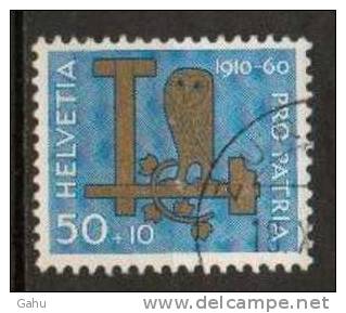 Suisse ; 1960 ; Yval ; N° Y : 665 ; Ob ; "Pro Patria " ; Cote : 4.50 E. - Oblitérés