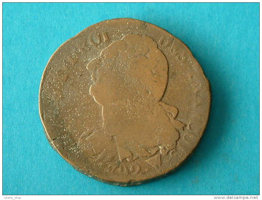 2 SOLS 1792 W ( Bronze ) KM 603.16 (?) ( For Grade, Please See Photo ) !! - Autres & Non Classés