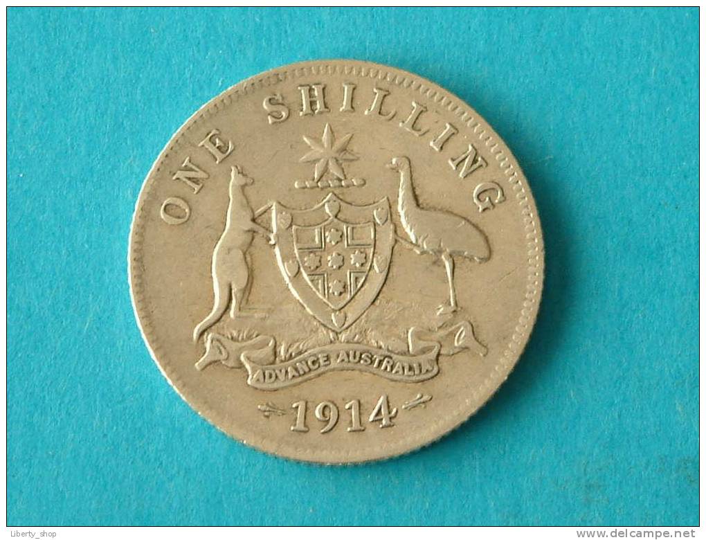 1914 - ONE SHILLING / KM 26 ( For Grade, Please See Photo ) !! - Shilling