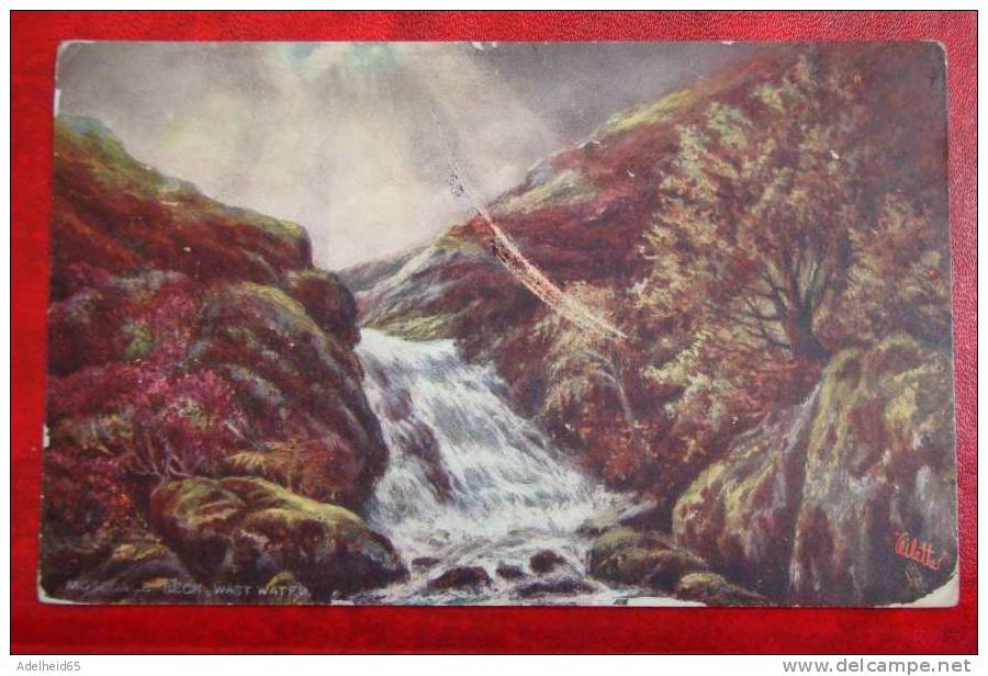 Rapharl Tuck Oilette Picturesque Lakes Series 1 Mosedale Beck Crookston Postmark - Tuck, Raphael