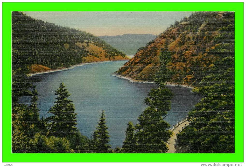 NEW MEXICO - EAGLE NEST LAKE AND DAM - SOUTHWEST POST CARD CO - - Andere & Zonder Classificatie