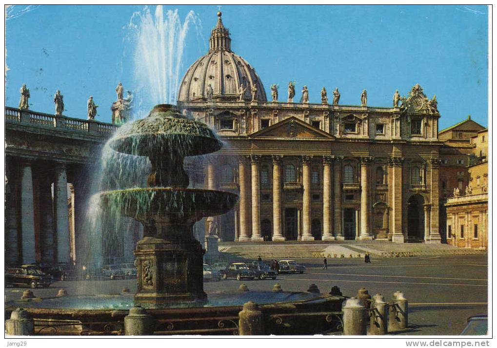 Italië/Italia, Rome/Roma, Piazza S. Pietro, 1985 - San Pietro