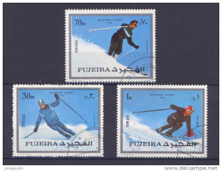 FUJEIRA - PRO-WINTER OLYMPIC 1976 - Lot De 3 Timbres * - Hiver 1976: Innsbruck