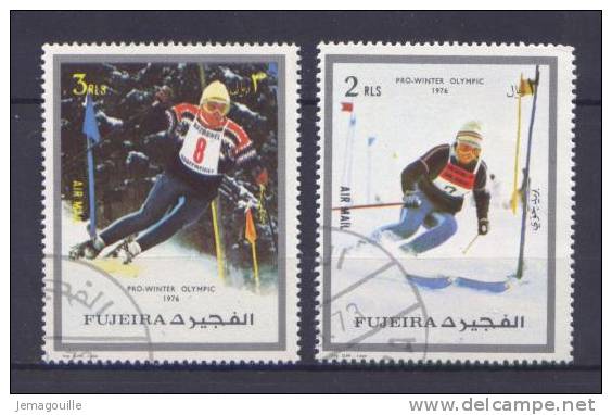FUJEIRA - PRO-WINTER OLYMPIC 1976 - Lot De 2 Timbres * - Winter 1976: Innsbruck