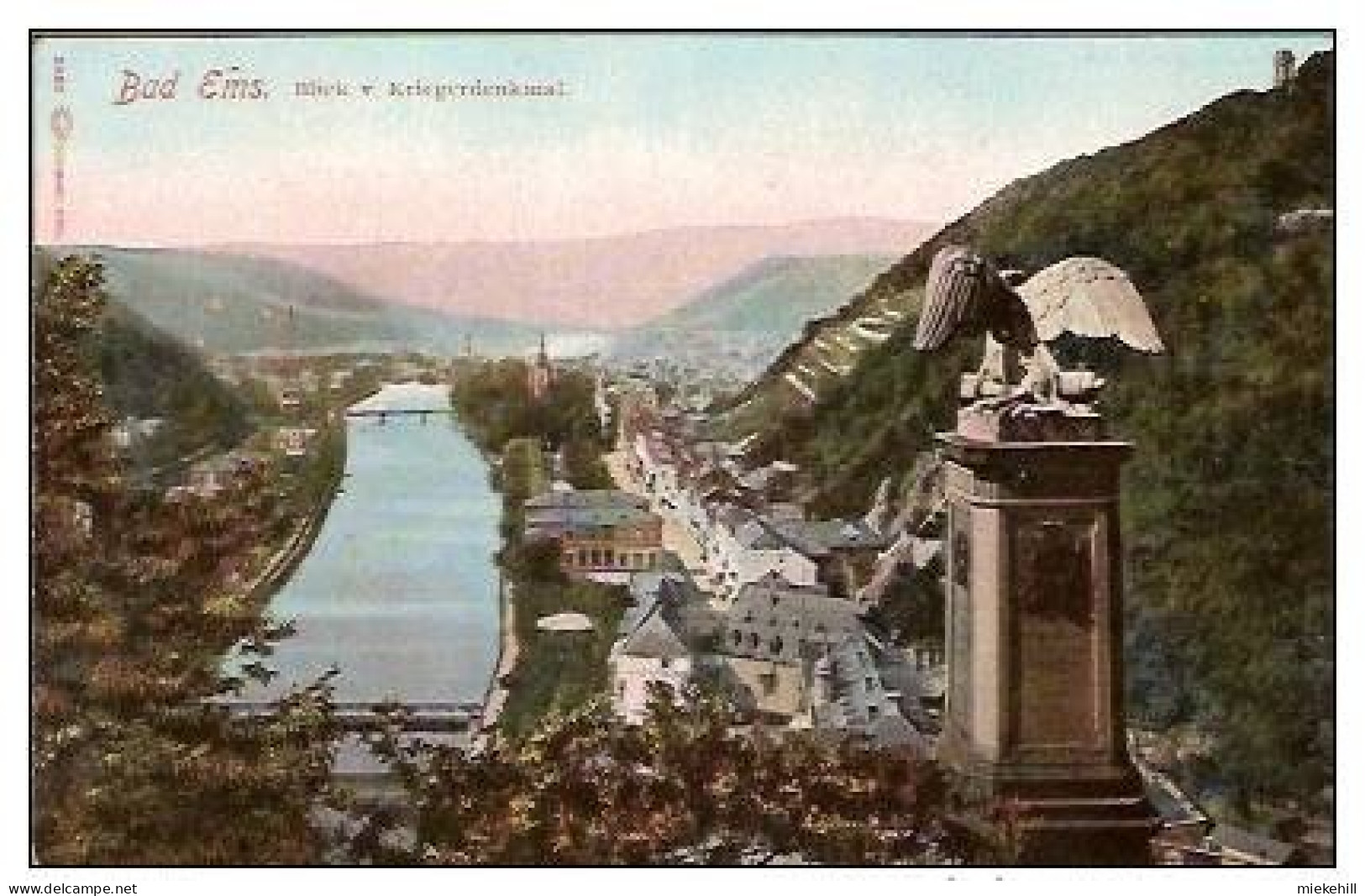 BAD EMS BLICK V. KRIEGERDENKMAL - Bad Ems