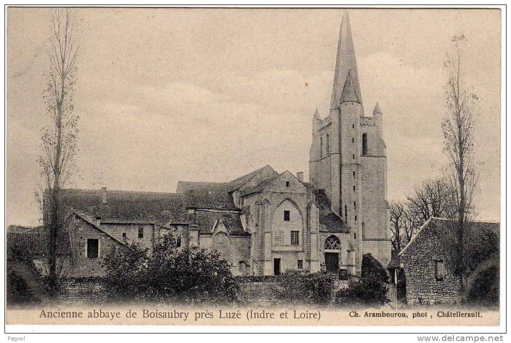 37 : Ancienne Abbaye De Boisaubry Près Luzé - Autres & Non Classés