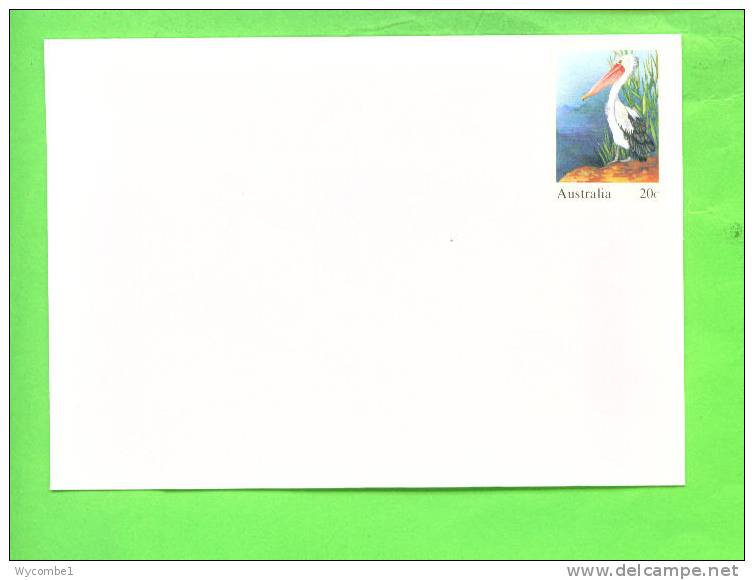 AUSTRALIA - Pre-stamped Envelope/No. 002/Australian Pelican - Entiers Postaux