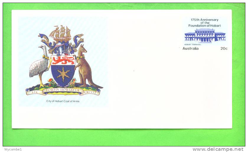 AUSTRALIA - Pre-stamped Envelope/No. 010/Foundation Of Hobart - Entiers Postaux