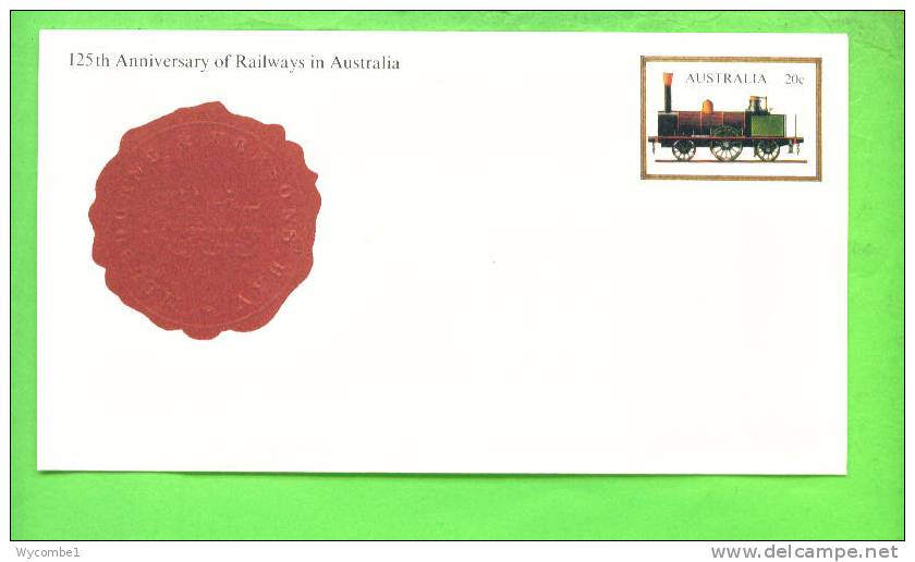 AUSTRALIA - Pre-stamped Envelope/No. 012/Railways In Australia - Postwaardestukken