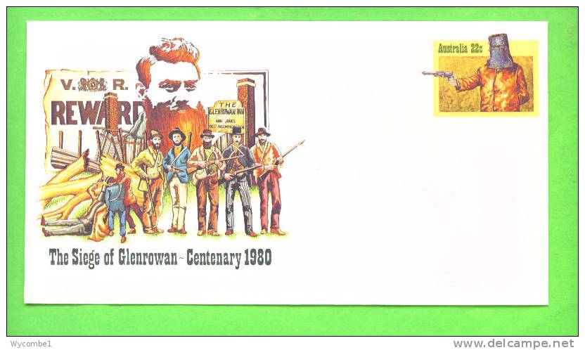 AUSTRALIA - Pre-stamped Envelope/No. 027/Siege Of Glenrowan - Entiers Postaux