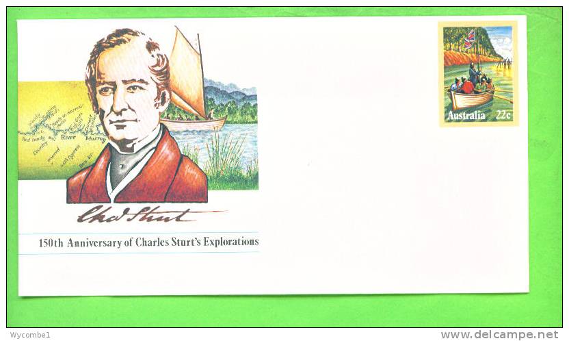 AUSTRALIA - Pre-stamped Envelope/No. 031/Charles Sturt - Postal Stationery