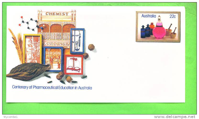 AUSTRALIA - Pre-stamped Envelope/No. 035/Pharmaceutical Education - Entiers Postaux