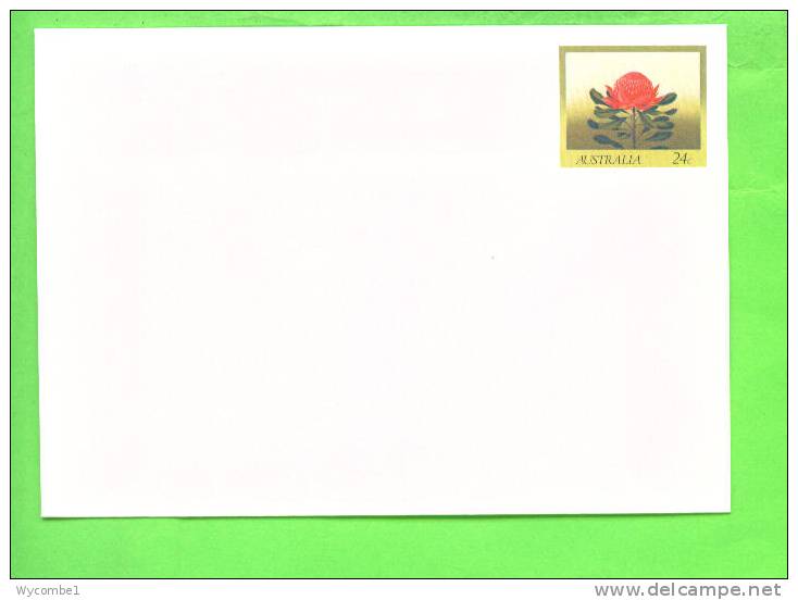 AUSTRALIA - Pre-stamped Envelope/No. 042/New South Wales/Waratah - Postal Stationery