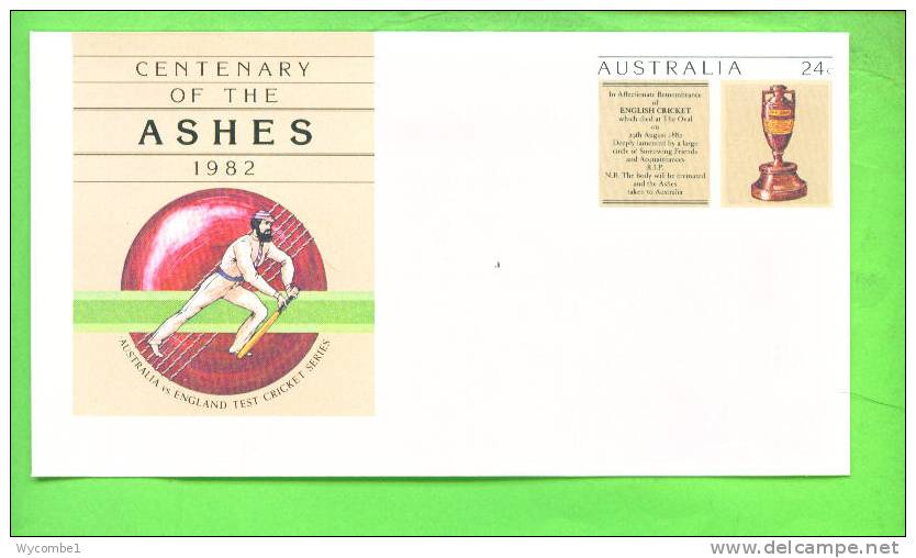 AUSTRALIA - Pre-stamped Envelope/No. 048/Centenary Of The Ashes - Postal Stationery