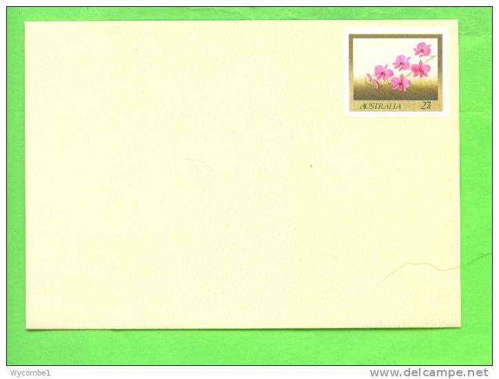 AUSTRALIA - Pre-stamped Envelope/No. 049/Queensland/Cooktown Orchid - Postal Stationery