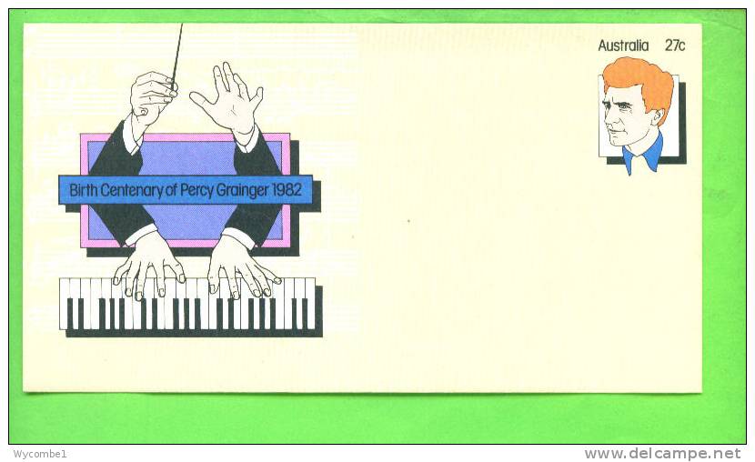 AUSTRALIA - Pre-Stamped Envelope/No. 056/Percy Grainger - Postwaardestukken