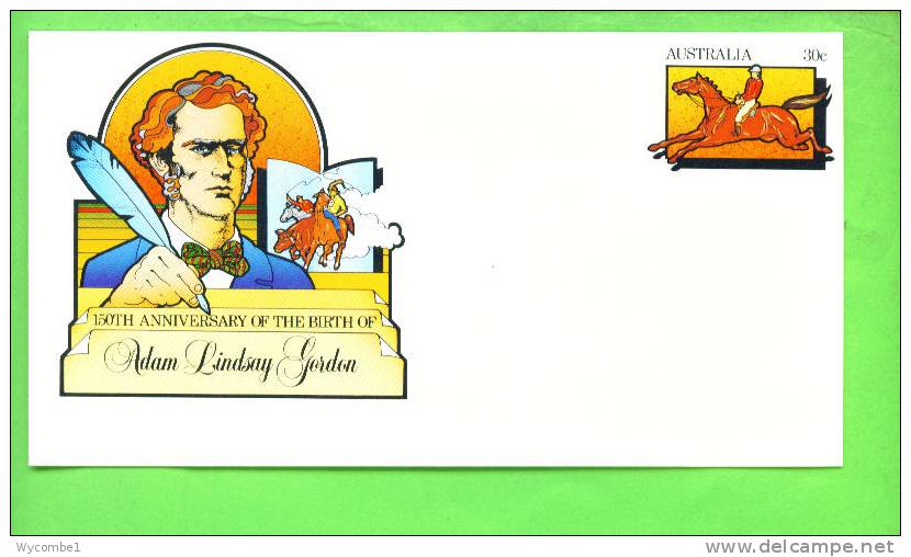 AUSTRALIA - Pre-Stamped Envelope/No. 068/Adam Lindsay Gordon - Postwaardestukken