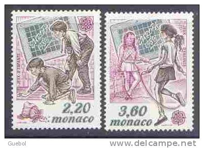 CEPT / Europa 1989 Monaco N° 1686 Et 1687 **  Jeux D'enfants - 1989