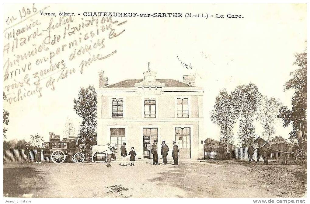 49/ CHATEAUNEUF S/ SARTHE /  LA GARE - Chateauneuf Sur Sarthe