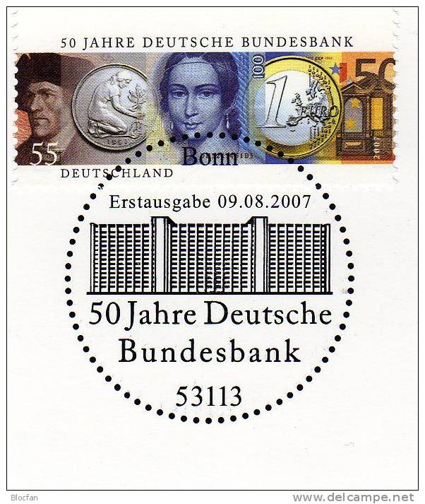 Schwarzdruck Bundesbank Münzen Aus Abonnement Jahrgang 2007 ** 26€ - Sonstige & Ohne Zuordnung