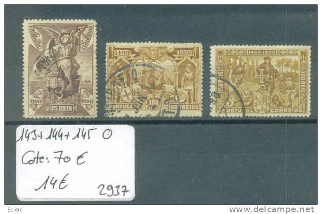 PORTUGAL   No Michel  143+144+145  Oblitérés.      Cote : 70 € - Used Stamps