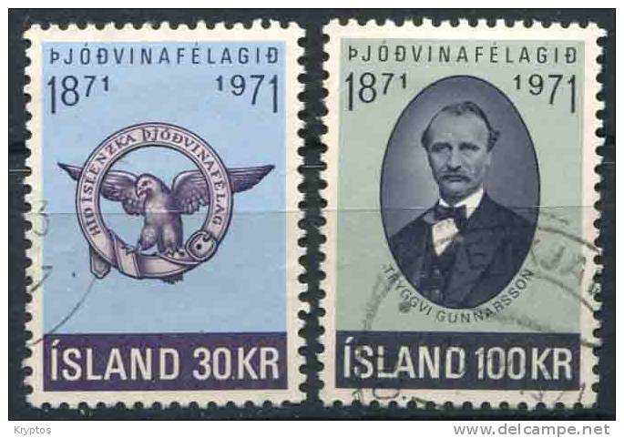 Iceland 1971 - Patriot Society - Gebraucht